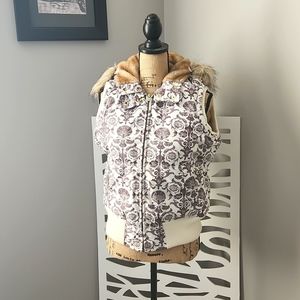 Aeropastale fur lined ski vest